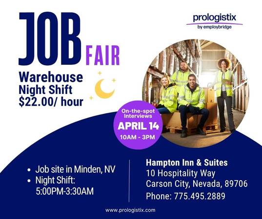4/14: JOB FAIR (Carson City)