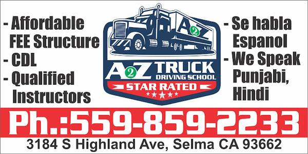 GET YOUR CDL IN DAYS!! START YOUR CAREER AS SOON AS TODAY!! (SELMA,CA)