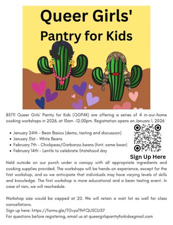 1/24: Cooking Classes (Tucson)