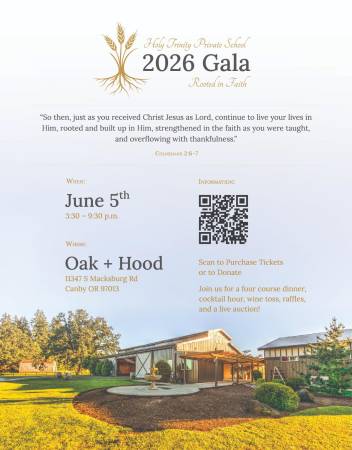 6/5: Gala Fundraiser (Canby)