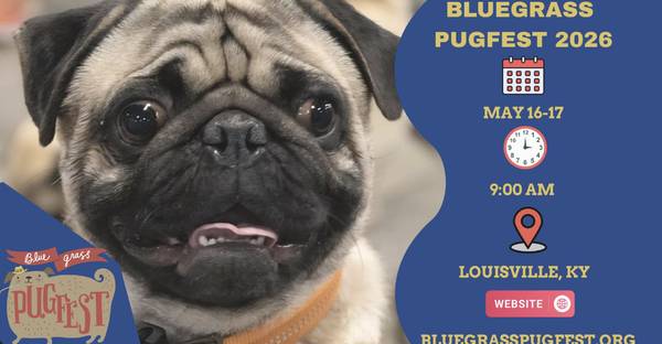 5/16-5/17: Blugrass Pugfest 1000+ Pugs all in one place (Louisville)