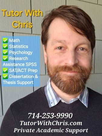 📊Private Tutor -Stats, Math, SAT, ACT, SPSS, Geometry, Trig & More (Huntsville & Surrounding Cities & Counties)