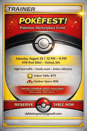 PokéFest is Coming to Oxford – Trading, Games & Giveaways!