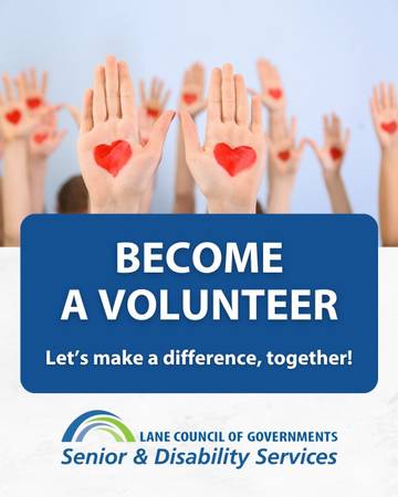 Volunteers Needed: Meal delivery, kitchen help, medical transportation (Lane County)