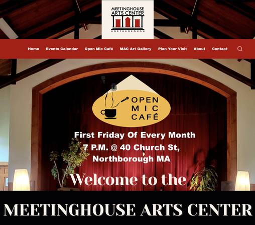 5/1: Open Mic @Meetinghouse Arts Center of First Parish (Northborough)