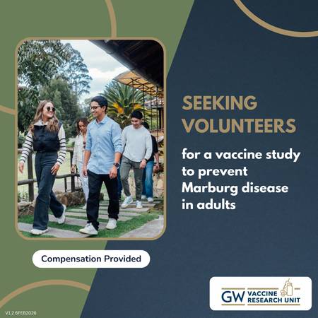 Volunteers needed for a new Marburg vaccine study