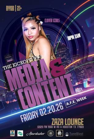 2/20: A.F.E. Kickoff Media & Content Event HTX (Houston)