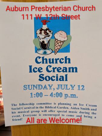Community Ice Cream Social (Auburn)