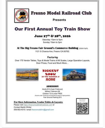 Fresno model train show