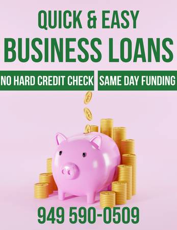 ►Easy Business Loans - No Hard Credit Check! Same Day Loan Funding