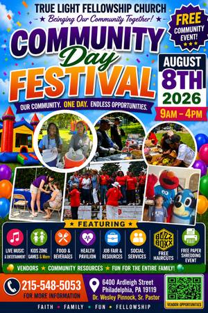 True Light Fellowship Church Community Day & Festival 2026 (Mt. Airy)