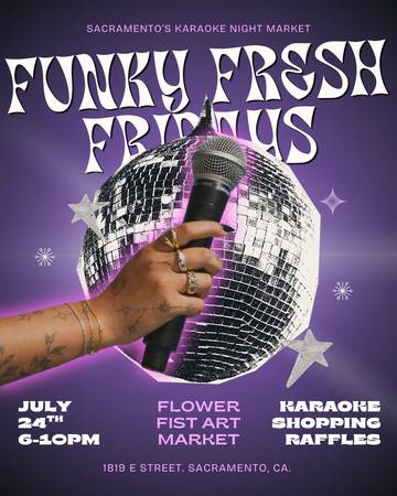 Free Sacramento Karaoke Night + Night Market | Funky Fresh 4th Fridays (Midtown Sacramento)